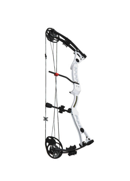 istock Modern component sports bow. Weapons for sports and entertainment. Isolate on a white background. 1348944452