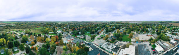 istock Aerial panorama of Arthur, Ontario, Canada in fall 1348953928