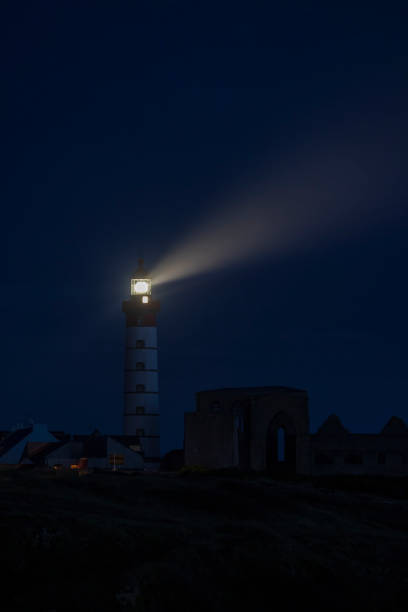 istock Saint-Mathieu Lighthouse, Pointe Saint-Mathieu in Plougonvelin, Finistere, France 1348954764