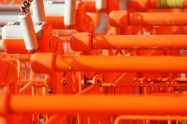 istock Supermarket trolley 1348963058