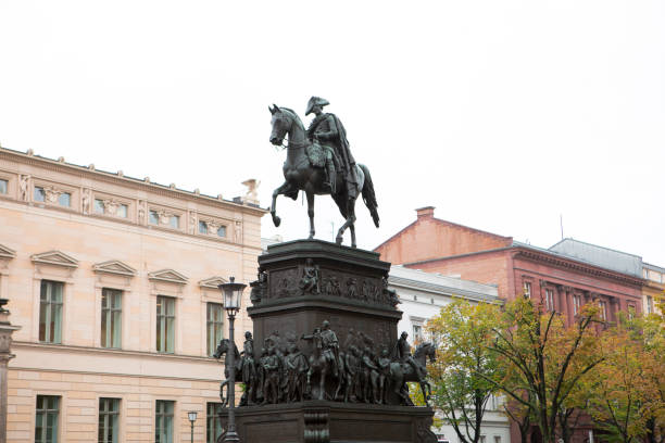 closeup picture of the base of the Victory Column in Berlin, Germany