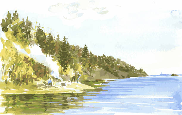 1,500+ Still Water Stock Illustrations, Royalty-Free Vector