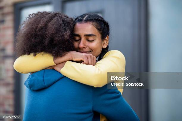 I Love You So Much Stock Photo - Download Image Now - Embracing, Friendship, Greeting