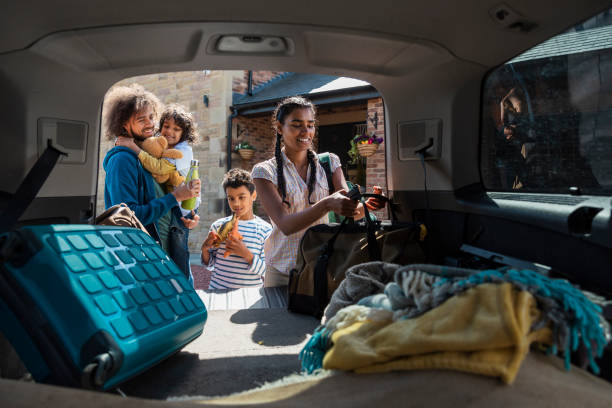 istock Getting their Luggage from the Car 1348979732