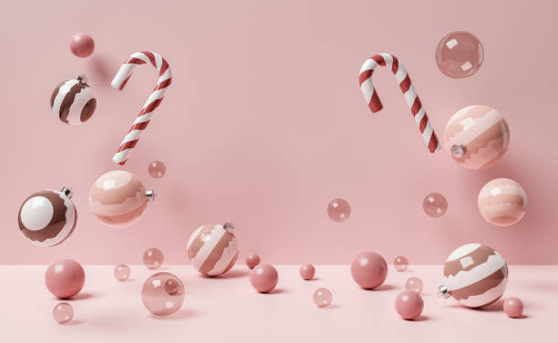istock christmas balls and candy canes background 1348983617