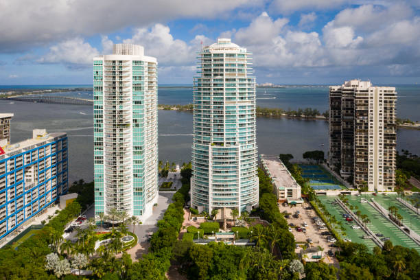istock Aerial view of miami beach 1348984813