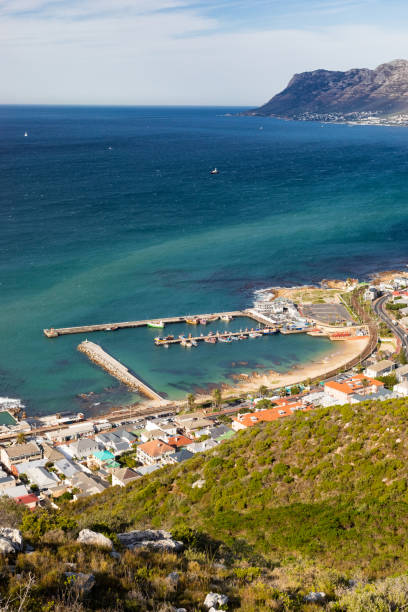 istock Elevated panoramic view of Kalk Bay Harbour in False Bay 1348999800
