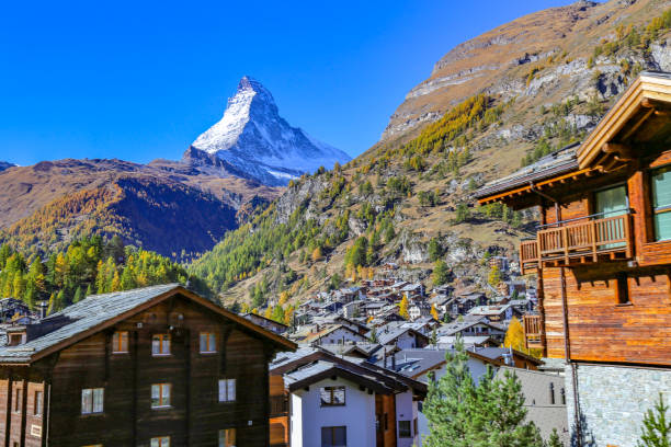istock Zermatt, Switzerland in October 1349005950