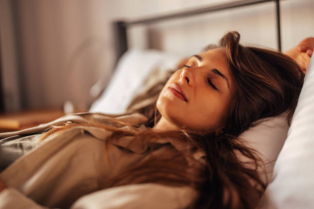 istock Adult woman, taking a quick nap. 1349009916
