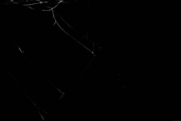 istock Texture broken glass with cracks. Abstract of cracked screen Smartphone from shock. 1349013826