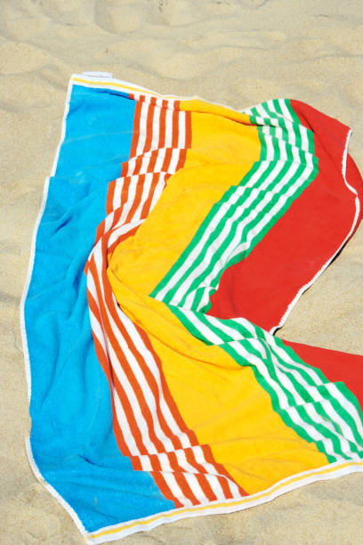 istock Colorful beach towel 1349015503