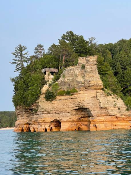 istock Rock Formation on Pictured Rocks National Lakeshore 1349019840