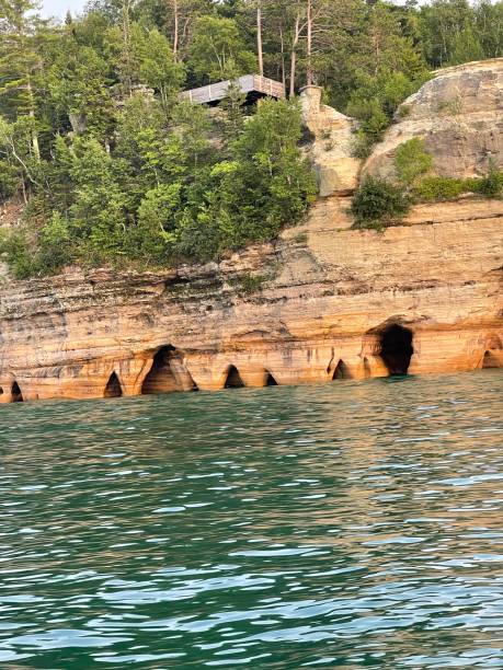 istock Observation Deck at Pictured Rocks National Lakeshore 1349019861