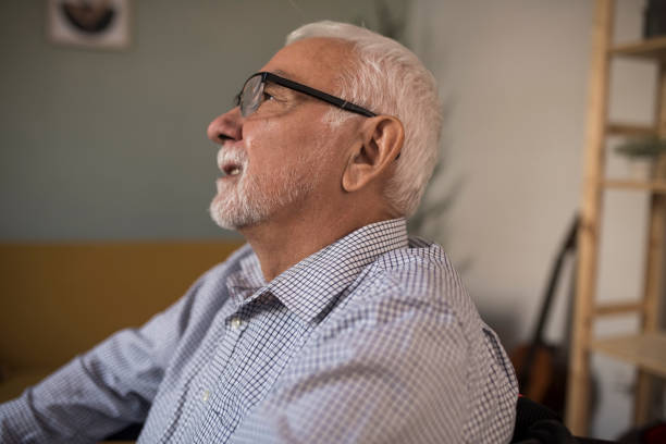 istock Portrait of a sad senior man 1349021176