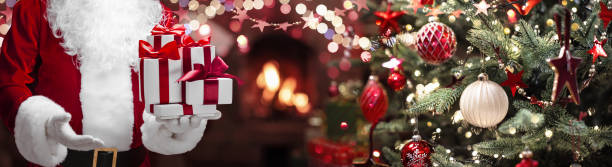 istock Santa Claus Brought Presents For Christmas 1349021246