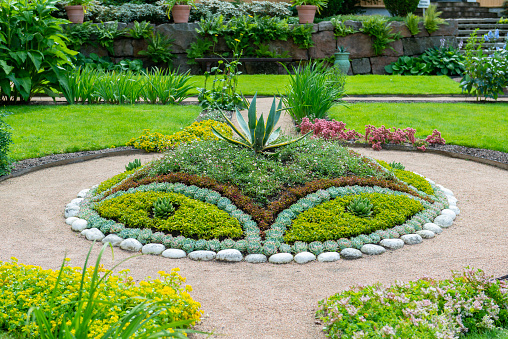 Garden Roundabout. Gothenburg Botanical garden.