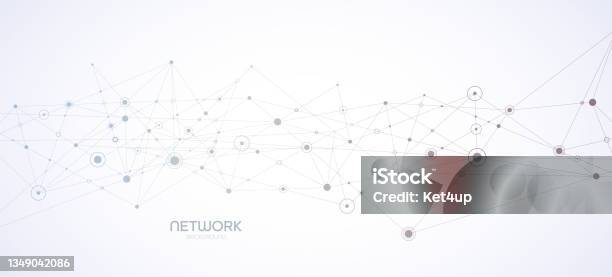 Network Connection Pattern Vector Background Network Connection Vector Background Stock Illustration - Download ...