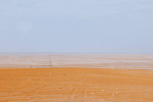Desert landscape around Mungo National Park and Broken Hill