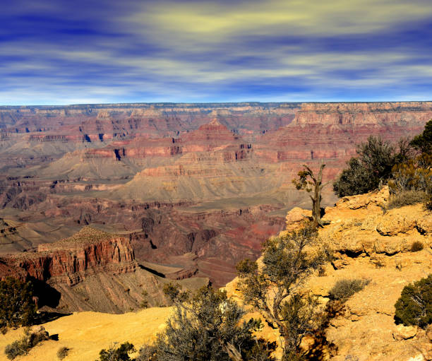 wielki kanion arizona - national landmark outdoors black and white horizontal zdjęcia i obrazy z banku zdjęć