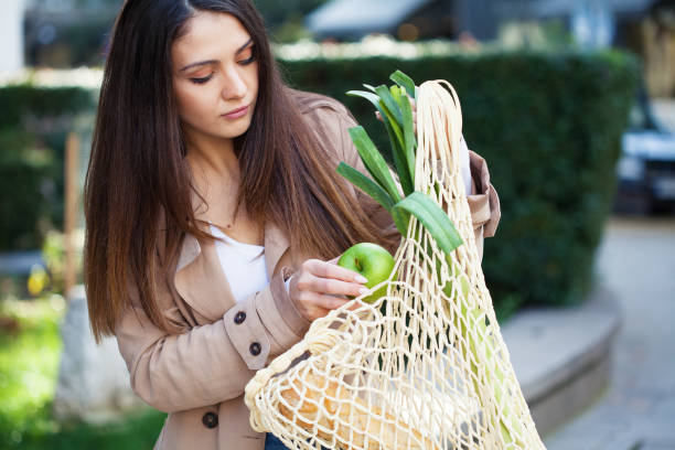 istock Young woman doing the groceries 1349059281
