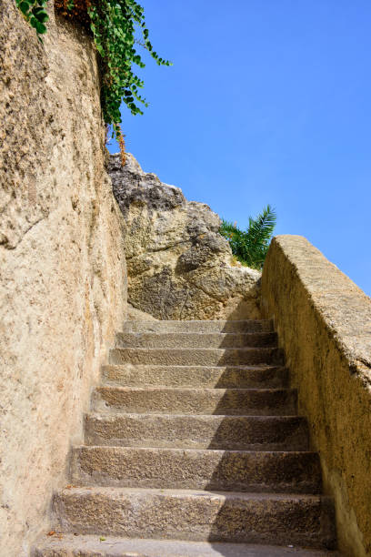 the upper village with the historic houses of the calabrian village of tropea italy