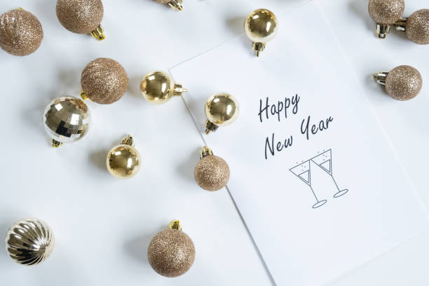 istock View from above of happy new year card 1349067549