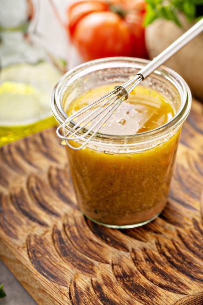 istock Homemade greek salad dressing or marinade 1349067685