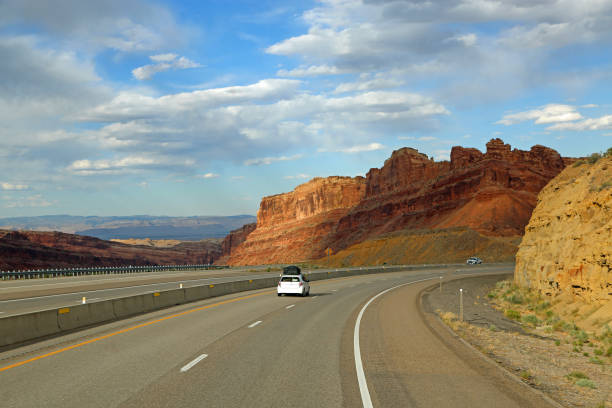 istock The road and Black Dragon cliffs 1349083625