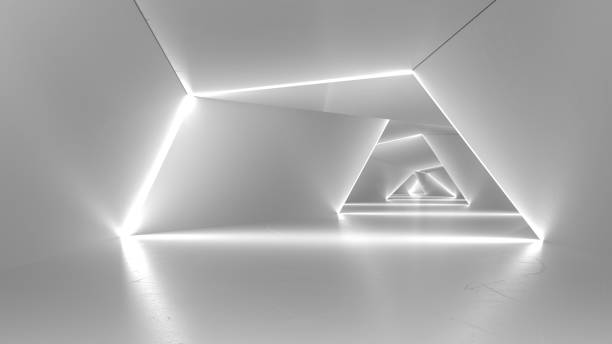 istock Futuristic Tunnel with Neon Lights 1349086016