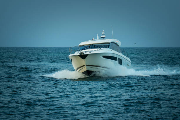 istock Speedboat in open sea Miami Florida 1349086046