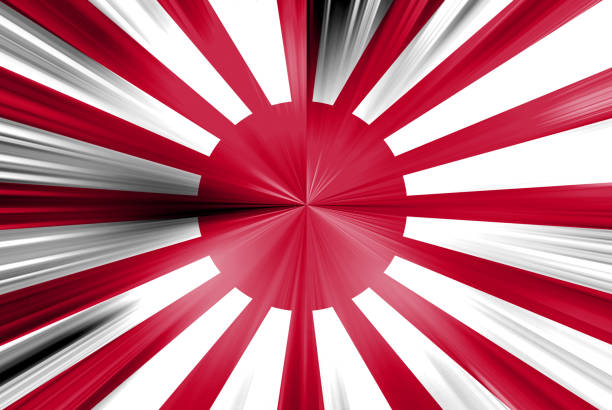 Close up of grunge Japanese flag Close up of grunge Japanese flag 抽象 stock pictures, royalty-free photos & images
