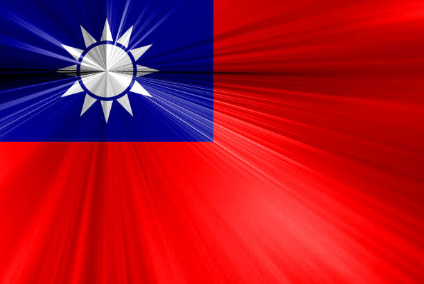 Close of grunge Taiwanese flag Close of grunge Taiwanese flag 抽象 stock pictures, royalty-free photos & images