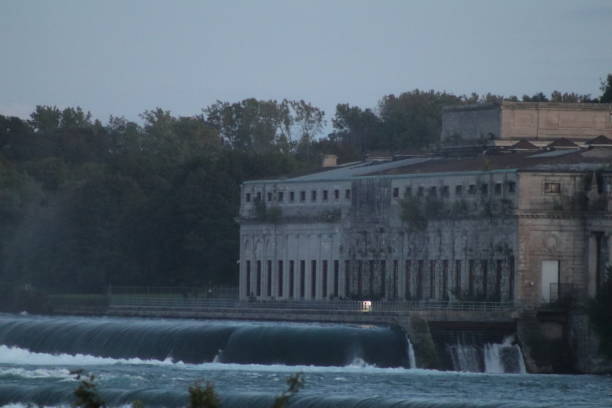 Niagara Falls - Old Power Plant stock photo