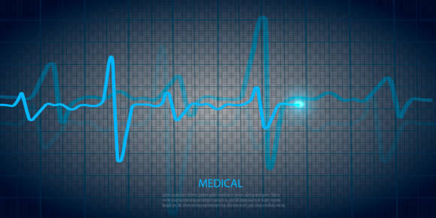 istock Cardiology concept with pulse rate diagram. Medical background with heart cardiogram. 1349094125
