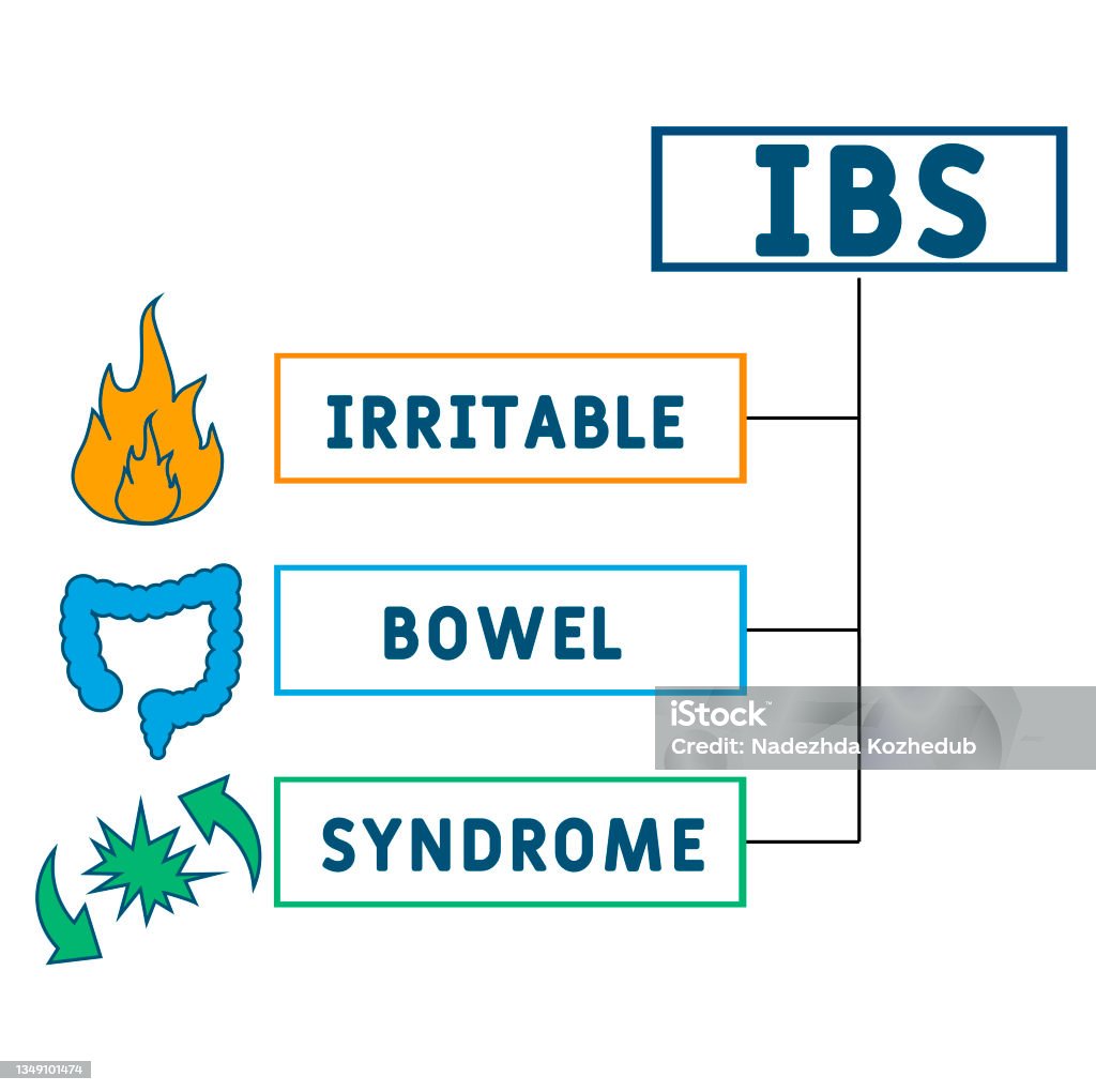 Ibs Lettering Ibs Irritable Bowel Syndrome Acronym Stock Illustration - Download ...