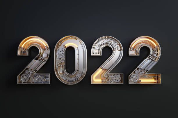 istock New year 2022 made from the mechanical alphabet with gear 1349112751