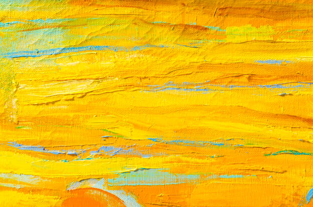 istock Abstract colorful oil painting on canvas. 1349113084