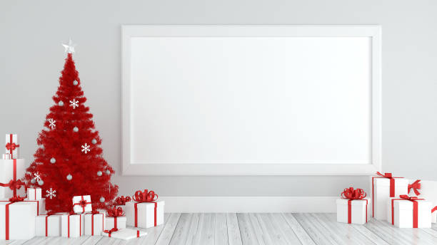 istock abstract Christmas minimal mock up scene. geometry podium shape product display mockup, pedestal steps. Happy New Year on pastel background 3D render. 1349116265