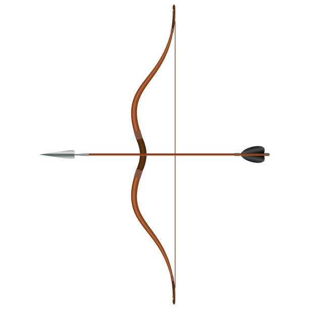 弓と矢、ベクトルのイラスト - 弓矢点のイラスト素材／クリップアート素材／マンガ素材／アイコン素材