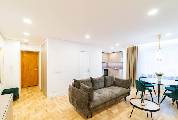 istock Modern and stylish apartment 1349126167