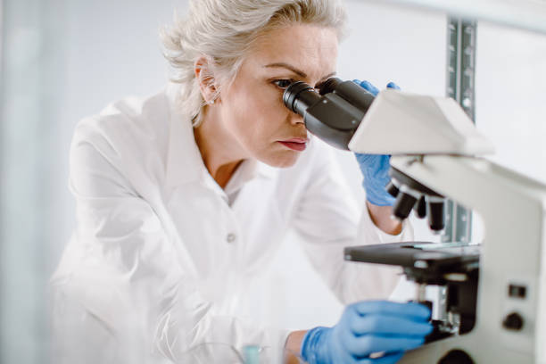 istock Female scientist working in the laboratory 1349131300