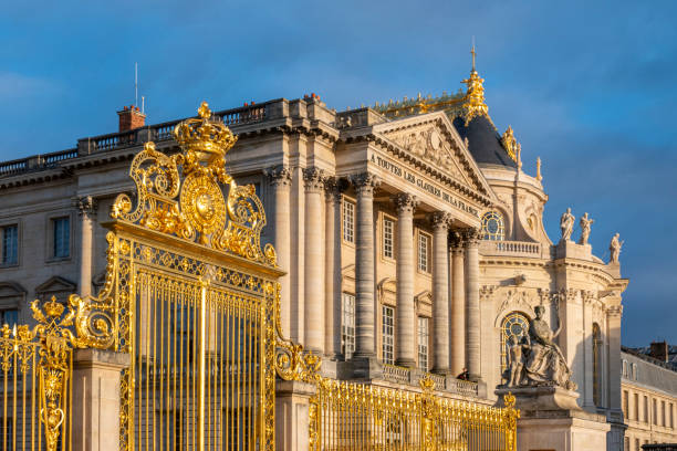 palazzo di versailles, palazzo di versailles, parigi, francia - reggia di versailles foto e immagini stock