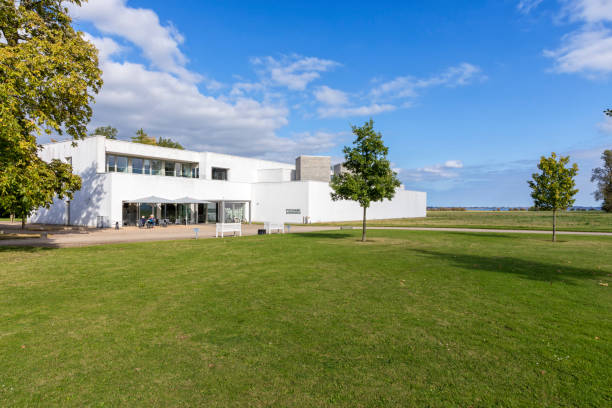 Guldborgsund, Denmark – September 14, 2021: Fuglsang Art Museum designed by architect Tony Fretton