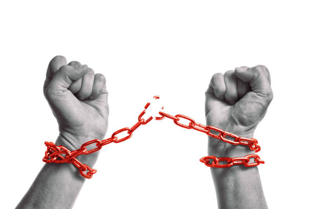 istock Concept of gaining freedom. 1349142194