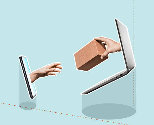 istock Concept of online shopping, delivery. 1349142205