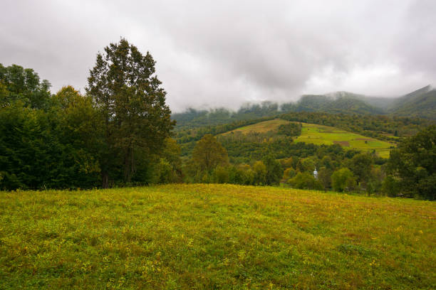 istock mountainous rural landscape on a cloudy day 1349142403