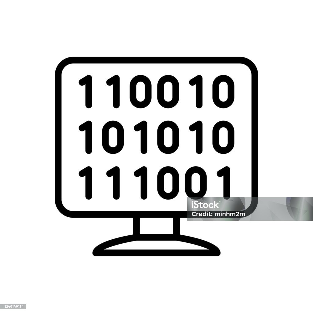 Computer Code Icon Stock Illustration - Download Image Now - Coding ...