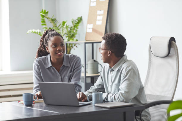 istock Young African American People in Office 1349150535