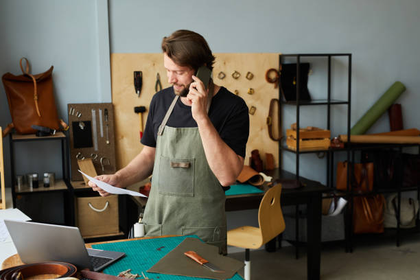 istock Modern Craftsman Managing Small Business 1349150793