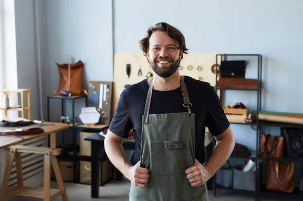 istock Portrait of Artisan in Workshop 1349150845